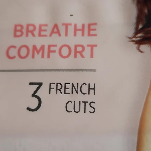 Jockey Purple and Cream Comfort Panties 3-Pack - Picture 7 of 7